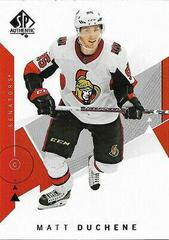 Matt Duchene #8 Hockey Cards 2018 SP Authentic Prices