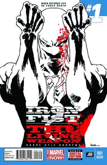 Iron Fist: The Living Weapon [2nd Print Andrews] #1 (2014) Comic Books Iron Fist, the Living Weapon