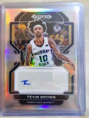 Tevin Brown #DP-TBR Basketball Cards 2022 Panini Prizm Draft Picks Autographs Prices