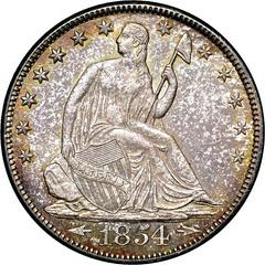 1854 [ARROWS] Coins Seated Liberty Half Dollar Prices