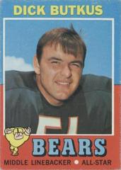 Dick Butkus Football Cards 1971 Topps Prices