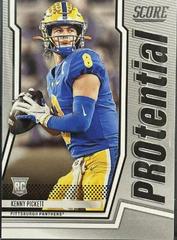 Kenny Pickett #P-KP Football Cards 2022 Panini Score Protential Prices
