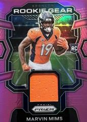 Marvin Mims [Pink] #RG-MMS Football Cards 2023 Panini Prizm Rookie Gear Prices