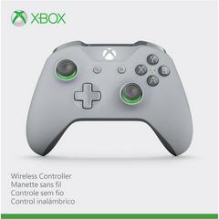 Box Front | Xbox One Gray & Green Wireless Controller Xbox One