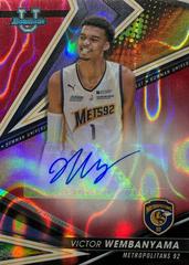 Victor Wembanyama [Red Lava] #BOA-VW Basketball Cards 2022 Bowman University Best of Autographs Prices