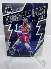 Zion Williamson #14 Basketball Cards 2021 Panini Mosaic Thunder Lane Prices