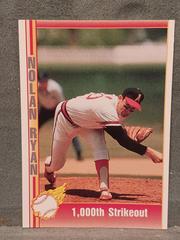 1000th Strikeout #131 Baseball Cards 1991 Pacific Nolan Ryan Prices