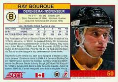 Ray Bourque [Bilingual] Hockey Cards 1991 Score Canadian Prices