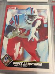 Bruce Armstrong #133 Football Cards 1991 Score Prices