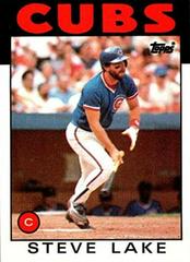Steve Lake #588 Baseball Cards 1986 Topps Prices