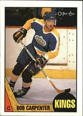 Bob Carpenter #30 Hockey Cards 1987 O-Pee-Chee Prices