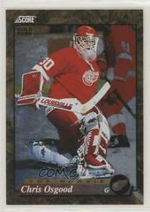 Chris Osgood [Gold Rush] #609 Hockey Cards 1993 Score Prices