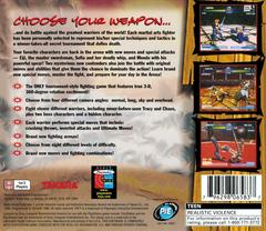 Back Cover | Battle Arena Toshinden 2 Playstation