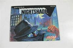 Nightshade - Manual | Nightshade NES