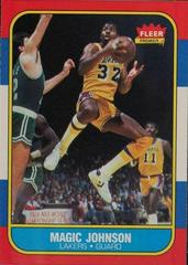 Magic Johnson Basketball Cards 1986 Fleer Prices