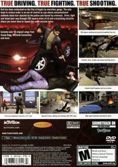 Back Cover | True Crime Streets of LA Playstation 2