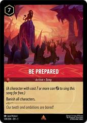 Be Prepared [Foil] Lorcana First Chapter Prices