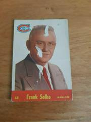 Frank Selke Hockey Cards 1955 Parkhurst Quaker Oats Prices