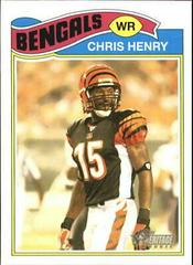 Chris Henry #355 Football Cards 2005 Topps Heritage Prices
