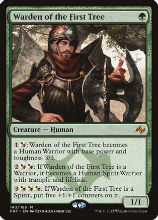 Warden of the First Tree Magic Fate Reforged