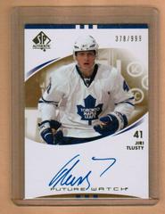 Jiri Tlusty [Autograph] Hockey Cards 2007 SP Authentic Prices
