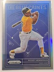 Rickey Hendetson #TB6 Baseball Cards 2023 Panini Prizm The Blueprints Prices