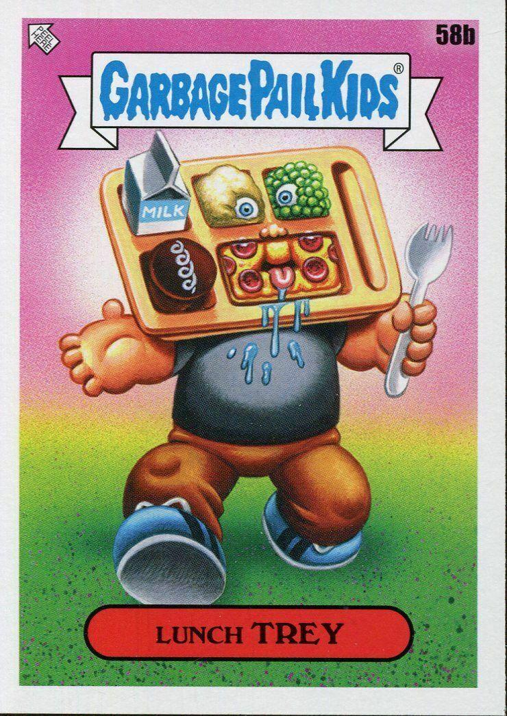 Lunch TREY #58b Garbage Pail Kids Late To School