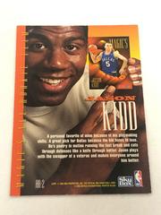Back | Jason Kidd Basketball Cards 1994 Hoops Magics All Rookies
