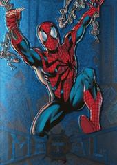 Spider-Man [Light FX Neon Blue] Marvel 2022 Metal Universe Spider-Man Prices