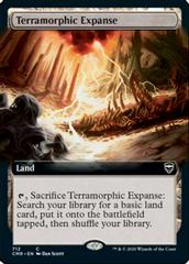 Terramorphic Expanse [Extended Art Foil] Magic Commander Legends Prices