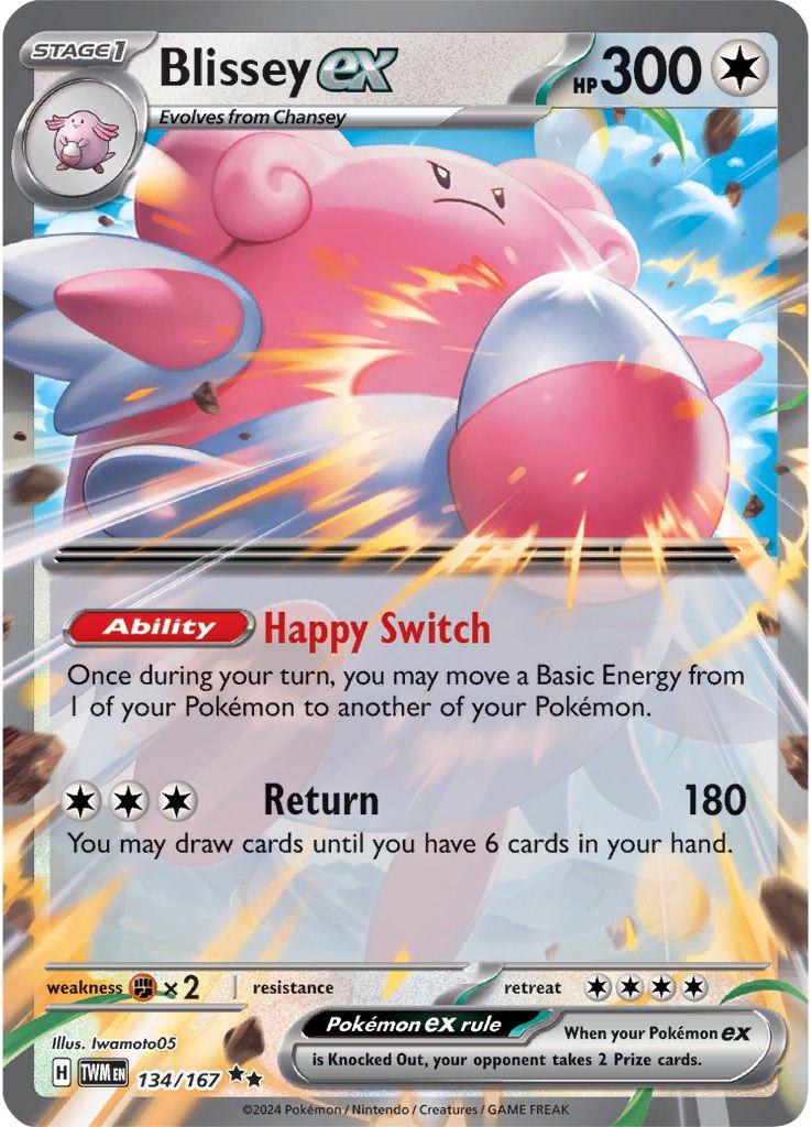 Blissey ex #134 Pokemon Twilight Masquerade