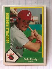 Todd Crosby #24 Baseball Cards 1990 CMC Louisville Redbirds Prices