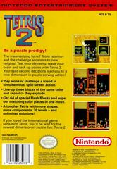 Tetris 2 - Back | Tetris 2 NES