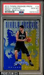 Nikola Vucevic Green & Gold #14 Basketball Cards 2012 Panini Crusade Prizm Prices