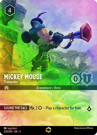 Mickey Mouse - Trumpeter #220 Lorcana Into the Inklands