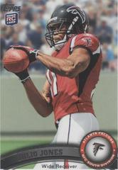 Julio Jones [Ball at Chest] #350 Football Cards 2011 Topps Prices