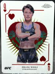Zhang Weili #KAQ-10 Ufc Cards 2024 Topps Chrome UFC King and Queen Prices
