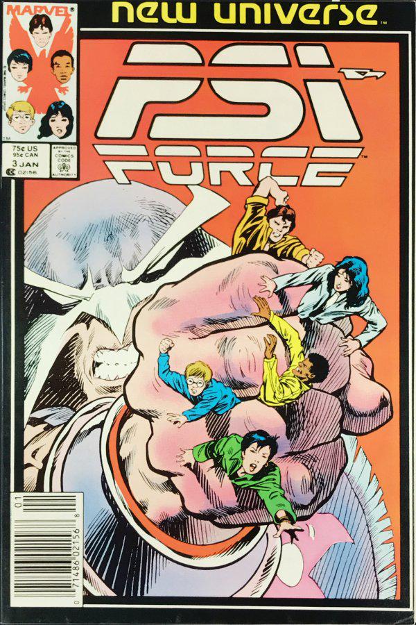 PSI-Force [Newsstand] #3 (1987) Comic Books Psi-Force