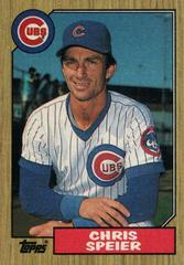 Chris Speier Baseball Cards 1987 Topps Prices