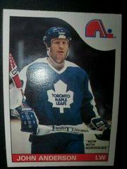 John Anderson Hockey Cards 1985 O-Pee-Chee Prices