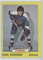 Dave Burrows #27 Hockey Cards 1973 Topps Prices