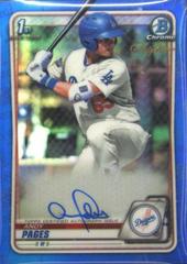 Andy Pages #BSPA-AP Baseball Cards 2020 Bowman Sapphire Autographs Prices