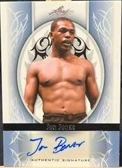 Jon Jones [Silver] #AU-JJ1 Ufc Cards 2010 Leaf MMA Autographs Prices