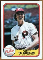Steve Carlton [1966 on Back] Baseball Cards 1981 Fleer Prices