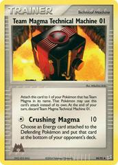 Technical Machine 01 Pokemon Team Magma & Team Aqua Prices