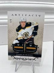Charlie McAvoy [Black] #28 Hockey Cards 2021 Upper Deck Artifacts Prices