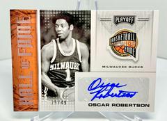 Oscar Robertson #HOF-OSC Basketball Cards 2020 Panini Chronicles Hall of Fame Autographs Prices