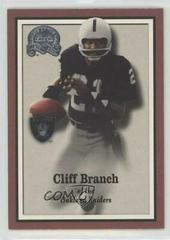 Cliff Branch #17 Football Cards 2000 Fleer Greats of the Game Prices