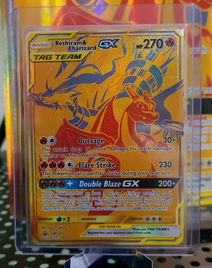 Reshiram & Charizard GX #SM247 photo