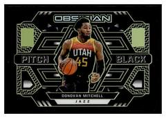 Donovan Mitchell [Yellow] Basketball Cards 2021 Panini Obsidian Pitch Black Prices